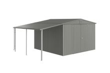 Biohort Seitendach für GH Europa 6/7 quarzgrau-metallic| 150x300 cm