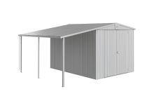 Biohort Seitendach für GH Europa 6/7 silber-metallic | 150x300 cm