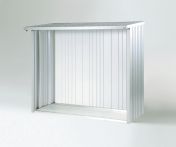Biohort Rückwand für WoodStock Gr. 230 silber-metallic