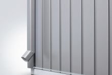 Biohort Regenfallrohr-Set für GH Panorama quarzgrau-metallic - Länge: 204 cm - 2 Stück