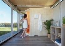Biohort Sauna Thermarium für CasaNova Türanschlag links