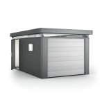 Biohort Deckensektionaltor silber 237,5x200cm mit elektr. Antrieb