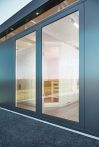 Biohort Glaselement für GH CasaNova dunkelgrau-metallic | 83x180 cm