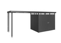 Biohort Seitendach für GH HighLine H2 dunkelgrau-metallic | 282x195 cm