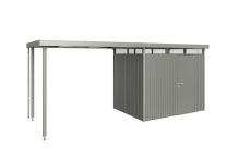 Biohort Seitendach für GH HighLine H2 quarzgrau-metallic | 282x195 cm