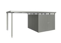 Biohort Seitendach für GH HighLine H4 quarzgrau-metallic | 282x275 cm