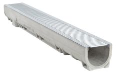 BIRCO Filcoten self 100 Rinne Nr.0/0, L: 500 mm mit Stegrost