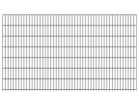 Doppelstabmattenzaun 6/5/6, anthrazit 2510 x 1430 mm