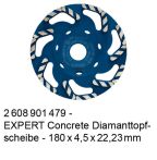 Bosch EXPERT Concrete Topfscheibe, 180 x 22,23 x 4,5 mm. Für Betonschleifer