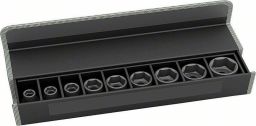 Bosch Steckschlüsseleinsätze-Set, 9-teilig, 38 mm, 10 - 27