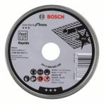 Bosch Trennscheibe gerade Standard for Inox - Rapido WA 60 T BF, 115 mm, 10er-Pack