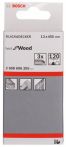 Bosch Schleifband X440, Best for Wood and Paint, 13 x 455 mm, 120, 3-teilig,