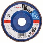 Bosch Fächerschleifscheibe X571, Best for Metal, gerade, 115 mm, 22,23 mm, 40, Kunst.
