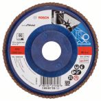 Bosch Fächerschleifscheibe X571, Best for Metal, gerade, 115 mm, 22,23 mm, 60, Kunst.