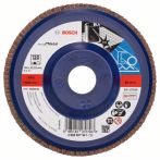 Bosch Fächerschleifscheibe X571, Best for Metal, gerade, 125 mm, 22,23 mm, 120, Kunst.