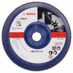 Bosch Fächerschleifscheibe X571, Best for Metal, gerade, 180 mm, 22,23 mm, 60, Kunst.