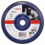 Bosch Fächerschleifscheibe X571, Best for Metal, gerade, 180 mm, 22,23 mm, 80, Kunst.