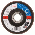 Bosch Fächerschleifscheibe X551, Expert for Metal, gewink., 115 mm, 22,23 mm, 120,Glas