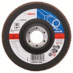 Bosch Fächerschleifscheibe X551, Expert for Metal, gerade, 125 mm, 22,23 mm, 80, Glas