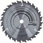 Bosch Kreissägeblatt Speedline Wood, 184 x 16 x 2,4 mm, 24