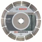 Bosch Diamanttrennscheibe Standard for Concrete, 180 x 22,23 x 2 x 10 mm, 10er-Pack