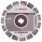 Bosch Diamanttrennscheibe Best for Abrasive, 230 x 22,23 x 2,4 x 15 mm
