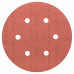 Bosch Schleifblatt C470 für Exzenterschleifer, 150 mm, 400, 6 Löcher, Klett, 5er-Pack