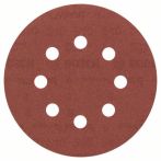 Bosch Schleifblatt C430, 125 mm, 240, 8 Löcher, Klett, 5er-Pack