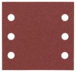 Bosch Schleifblatt C470, 115 x 107 mm, 60, 6 Löcher, Klett, 10er-Pack
