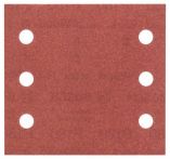 Bosch Schleifblatt C470, 115 x 107 mm, 180, 6 Löcher, Klett, 10er-Pack