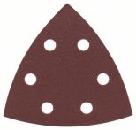 Bosch Schleifblatt-Set für Deltaschleifer, 25-teilig, 6 Löcher, 93 mm, 120