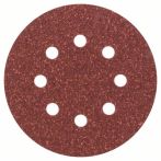 Bosch Schleifblatt-Set für Exzenterschleifer, 25-teilig, 8 Löcher, 125 mm, 60