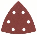 Bosch Schleifblatt C470 für Deltaschleifer, 93 mm, 80, 6 Löcher, Klett, 5er-Pack