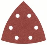 Bosch Schleifblatt C470 für Deltaschleifer, 93 mm, 120, 6 Löcher, Klett, 5er-Pack