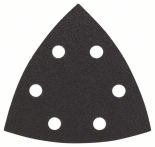 Bosch Schleifblatt F355, 93 mm, 120, 6 Löcher, Klett, 5er-Pack