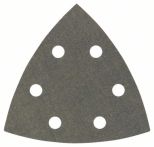 Bosch Schleifblatt F355, 93 mm, 320, 6 Löcher, Klett, 5er-Pack