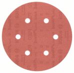 Bosch Schleifblatt C470 für Exzenterschleifer, 150 mm, 320, 6 Löcher, Klett, 5er-Pack