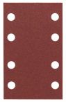 Bosch Schleifblatt C430, 80 x 133 mm, 80, 8 Löcher, Klett, 10er-Pack