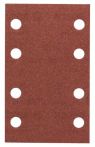 Bosch Schleifblatt C430, 80 x 133 mm, 180, 8 Löcher, Klett, 10er-Pack