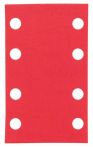 Bosch Schleifblatt C430, 80 x 133 mm, 240, 8 Löcher, Klett, 10er-Pack