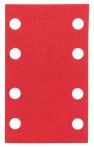 Bosch Schleifblatt C430, 80 x 133 mm, 100, 8 Löcher, Klett, 10er-Pack