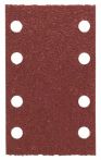 Bosch Schleifblatt C470, 80 x 133 mm, 40, 8 Löcher, Klett, 10er-Pack