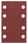 Bosch Schleifblatt C470, 80 x 133 mm, 60, 8 Löcher, Klett, 10er-Pack