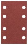 Bosch Schleifblatt C470, 80 x 133 mm, 120, 8 Löcher, Klett, 10er-Pack