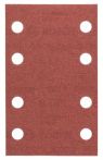Bosch Schleifblatt C470, 80 x 133 mm, 180, 8 Löcher, Klett, 10er-Pack