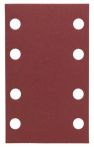 Bosch Schleifblatt C470, 80 x 133 mm, 320, 8 Löcher, Klett, 10er-Pack