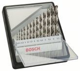 Bosch Metallbohrer-Set Robust Line HSS-G, DIN 135, 135°, 13-teilig, 1,5 - 6,5 mm