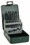Bosch Metallbohrer-Set HSS-R, 19-teilig, 1 - 10 mm, Metallkassette