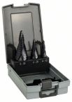Bosch Stufenbohrer HSS-AlTiN-Set, 3-teilig, 4 - 12 mm, 4 - 20 mm, 6 - 30 mm