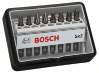 Bosch Schrauberbit-Set Robust Line Sx Extra-Hart, 8-teilig, 49 mm, PZ